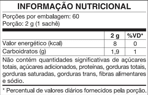 Simfort Sachês — tabela nutricional