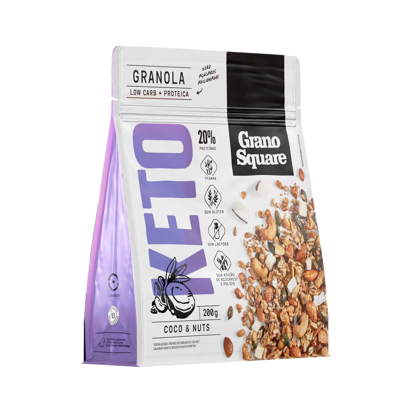 Granola KETO Coco e Nuts 200 g