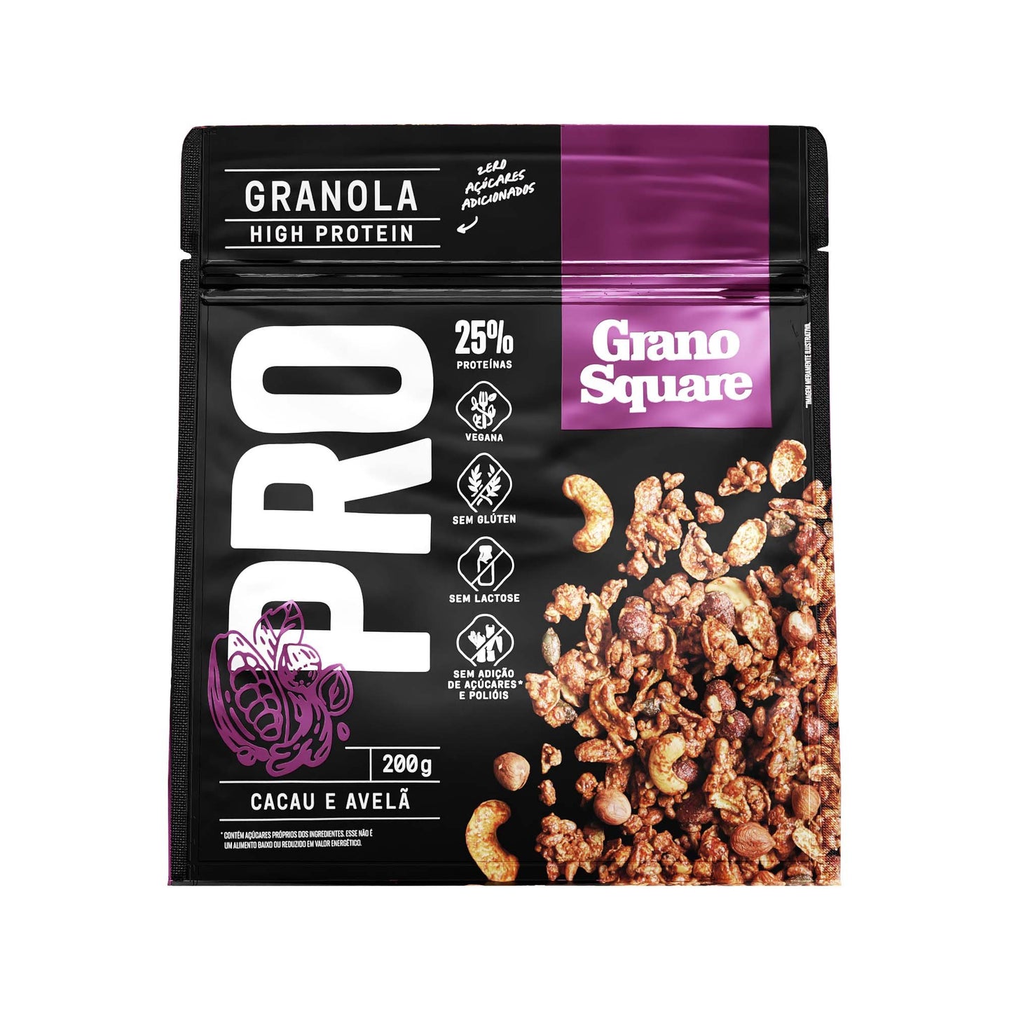 Granola PRO Cacau e Avelã 200 g