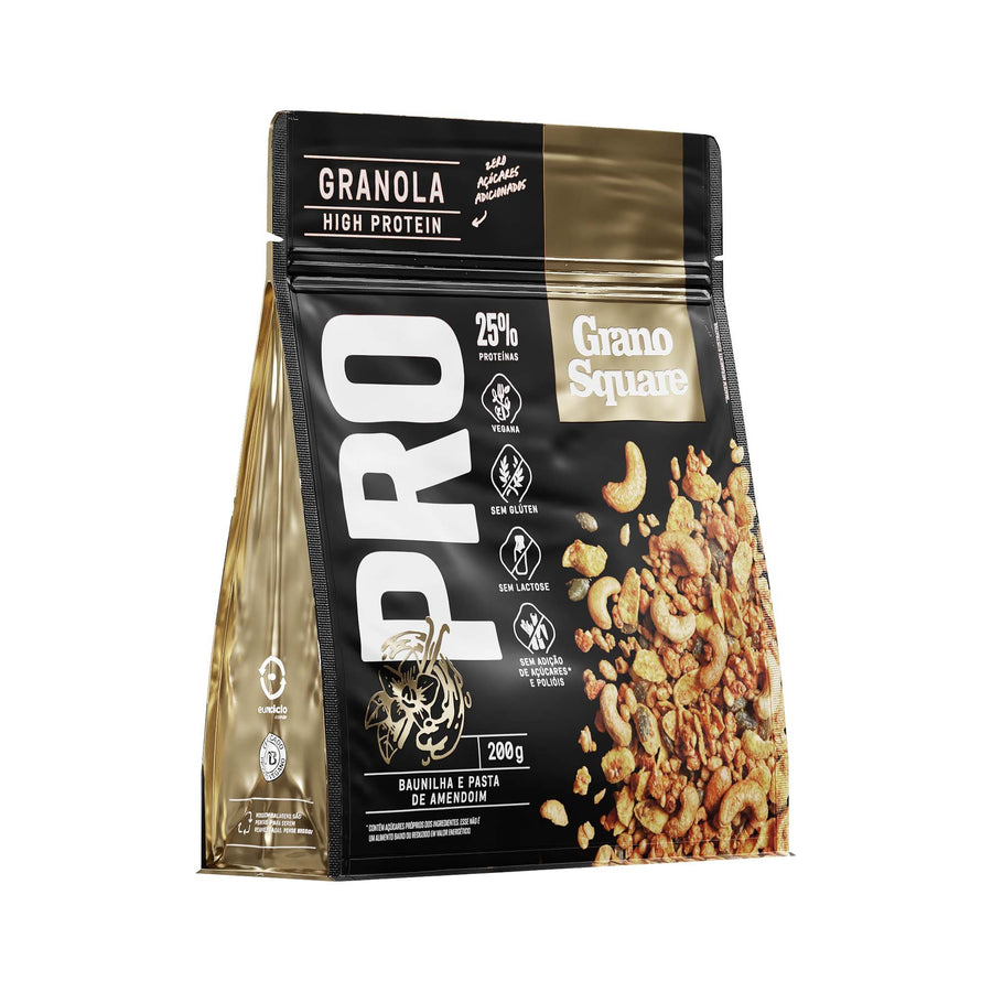 Granola PRO Baunilha e Pasta de Amendoim 200 g