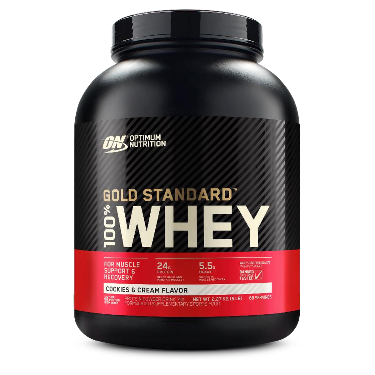 Gold Standard 100% Whey Cookies & Cream 2,27 kg