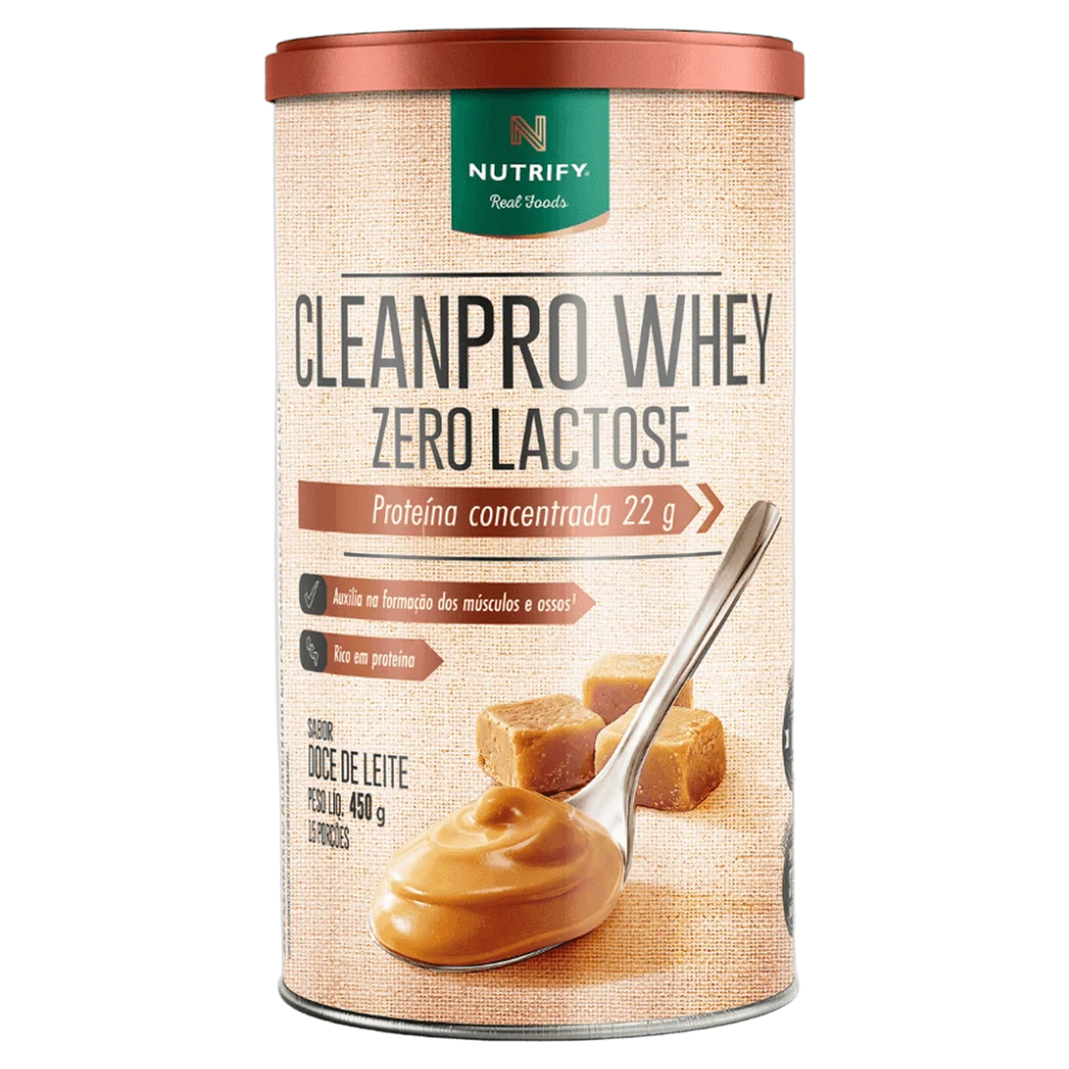 CleanPro Whey Zero Lactose Nutrify Doce de Leite