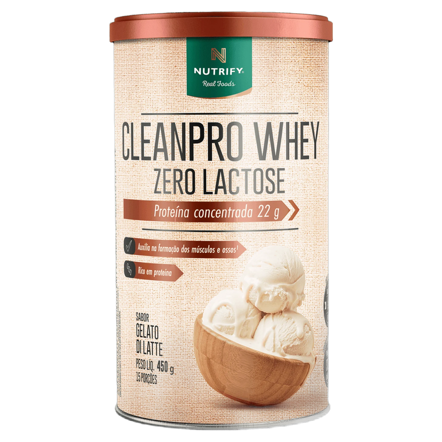 CleanPro Whey Zero Lactose Nutrify Gelato di Latte