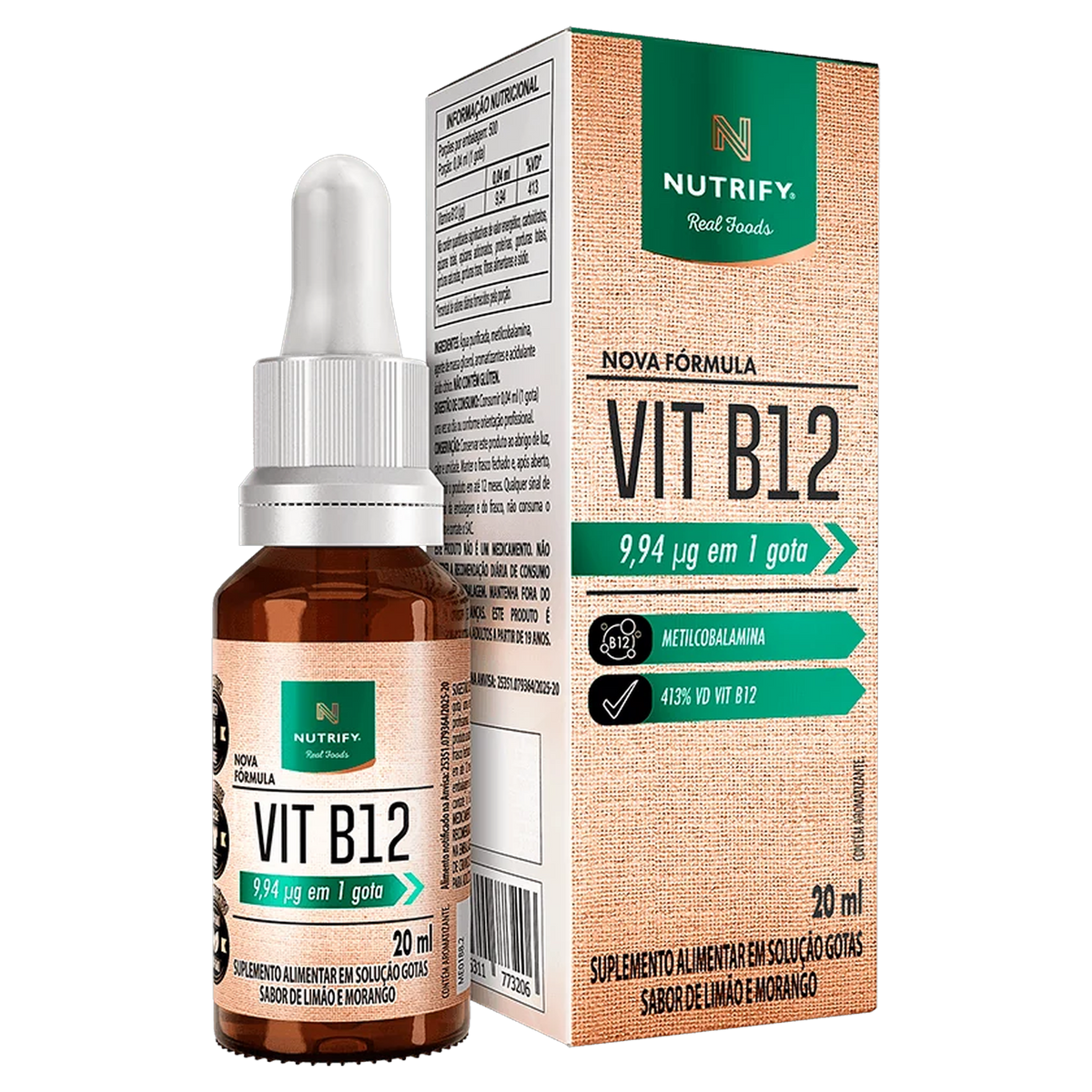 Vitamina B12 Líquida Nutrify