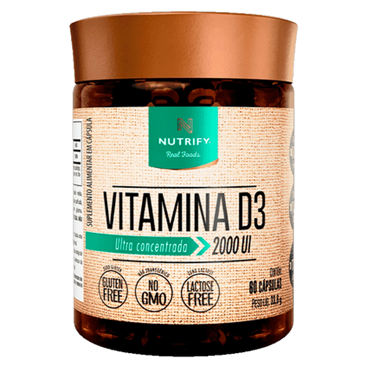 Vitamina D3 Nutrify 60 Cápsulas