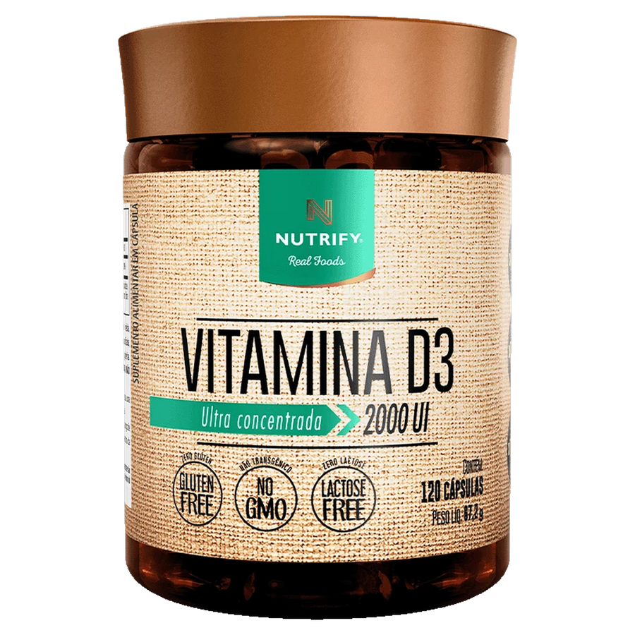 Vitamina D3 Nutrify 120 Cápsulas