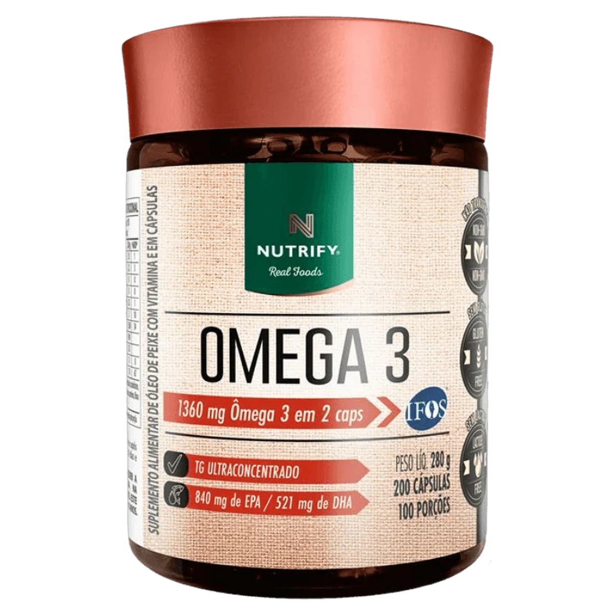 Ômega 3 Nutrify 200 Cápsulas