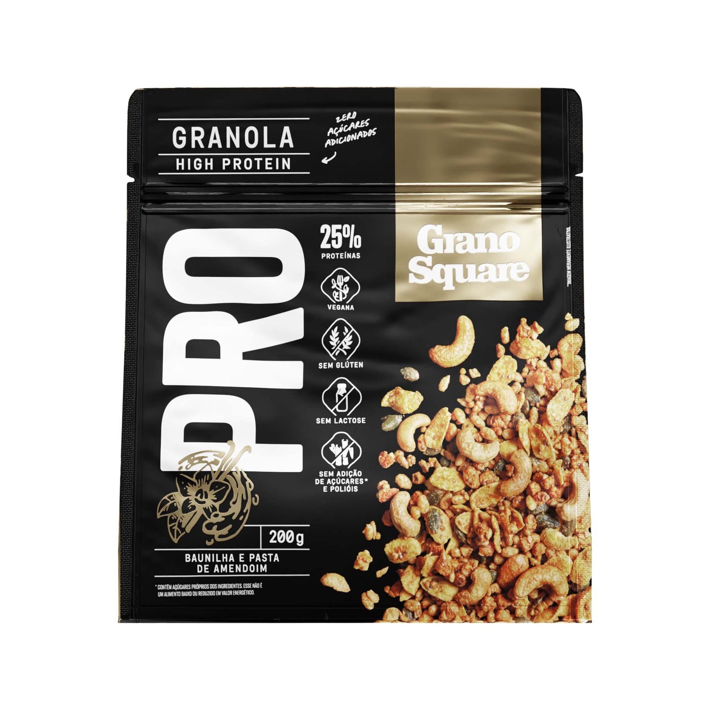 Granola PRO Baunilha e Pasta de Amendoim 200 g