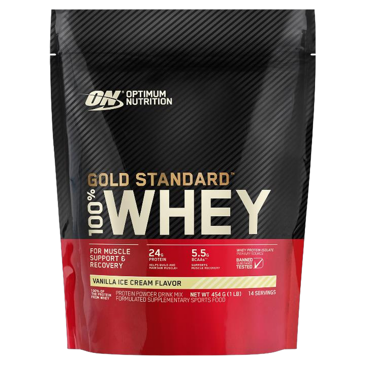 Gold Standard 100% Whey Vanilla Ice Cream 454 g
