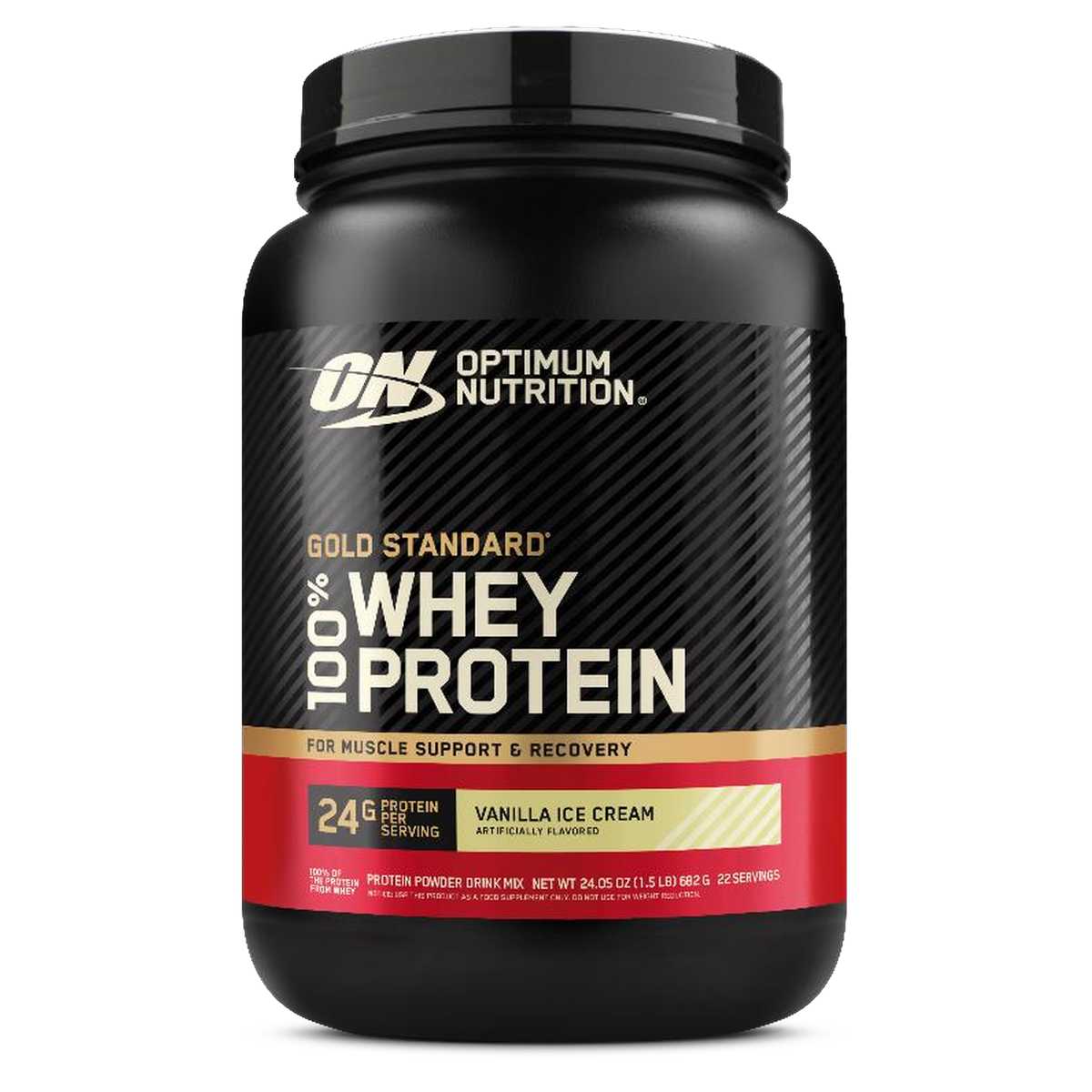 Gold Standard 100% Whey Vanilla Ice Cream 682 g