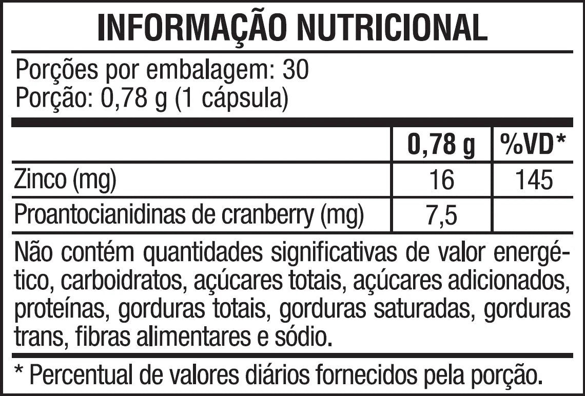 Simfort Femme — tabela nutricional