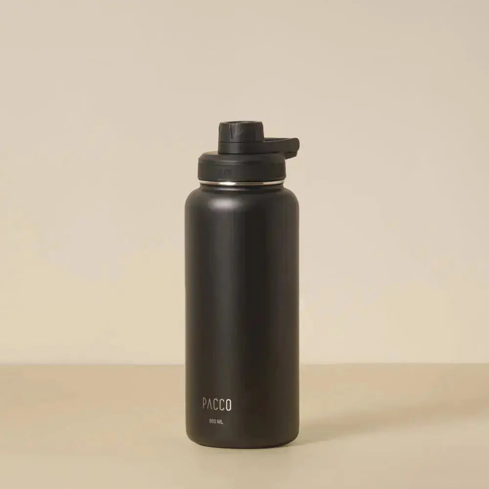 Garrafa Térmica Pacco Hydra V2 950 ml cor Preto