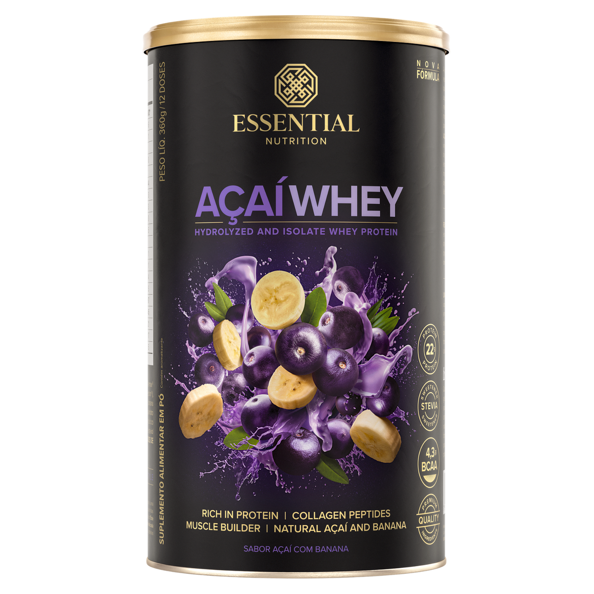 Açaí Whey Lata 360g