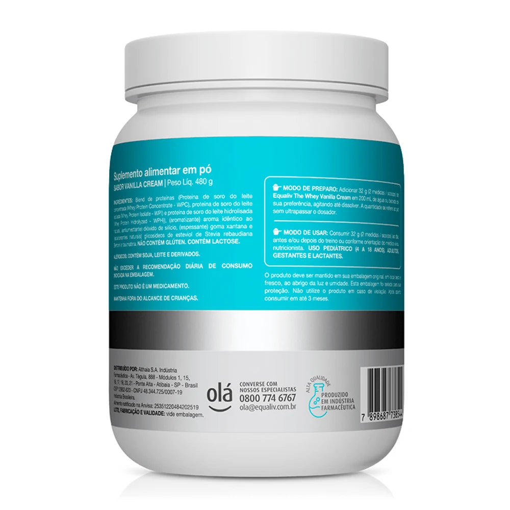 The Whey 480g — Vanilla Cream — detalhe 1