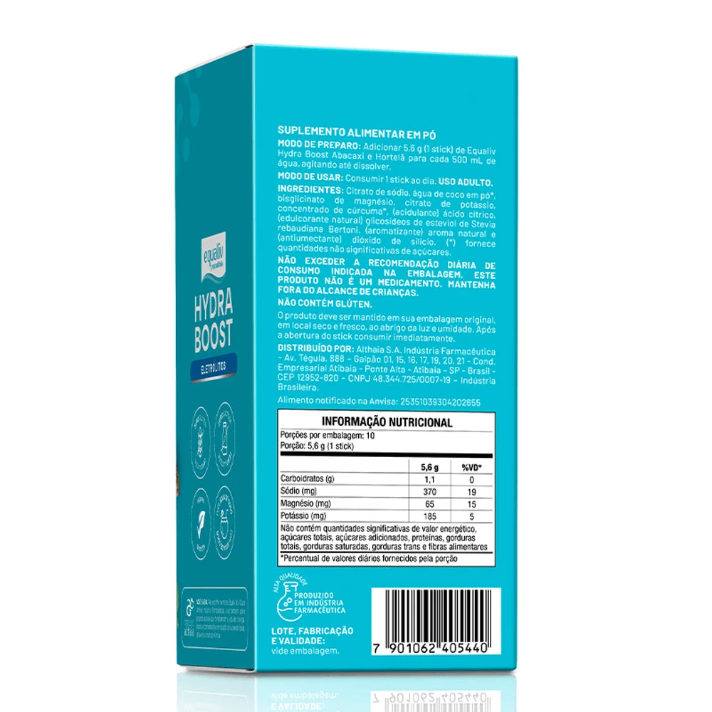 Hydra Boost 10 Sticks — Abacaxi e Hortelã — detalhe 3