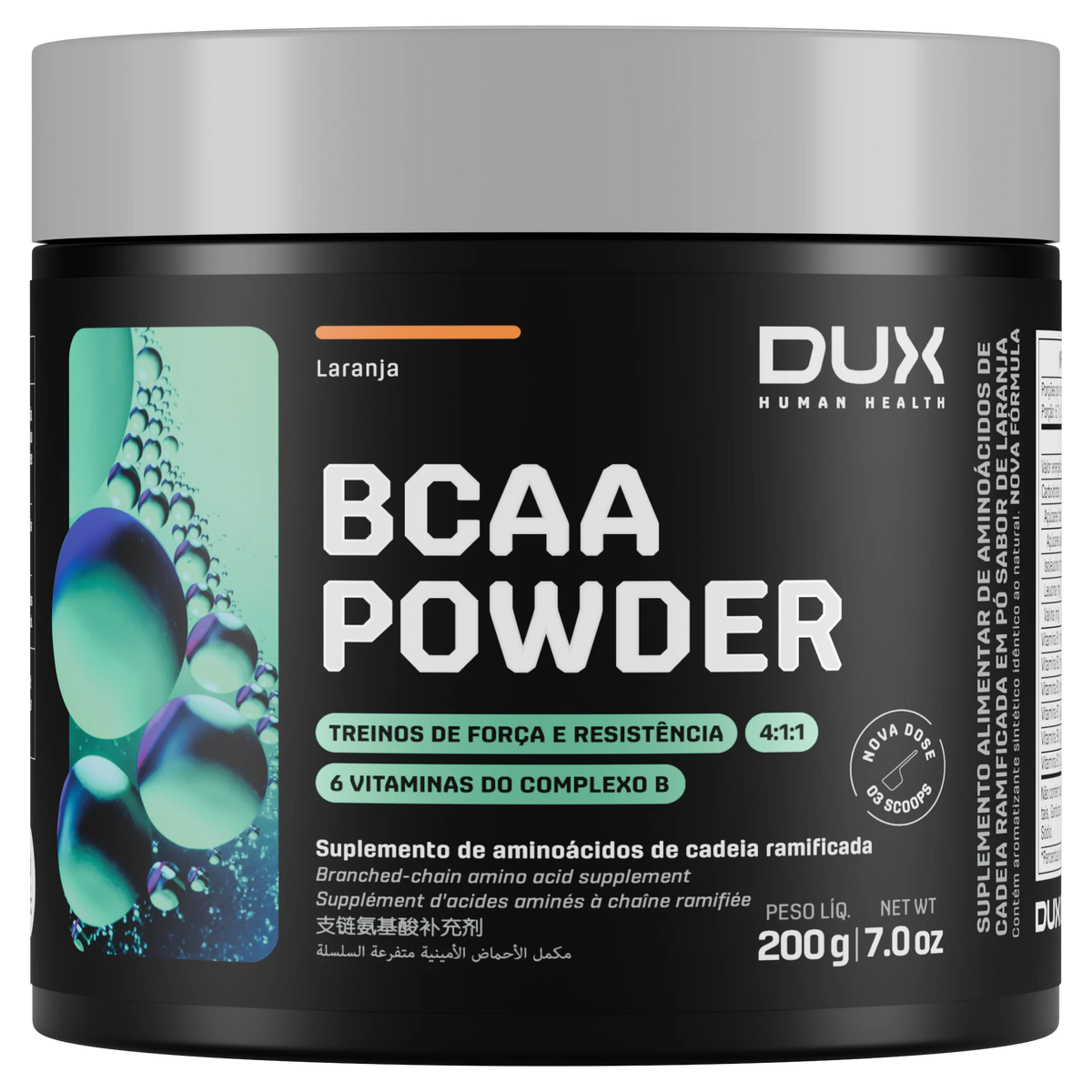 BCAA DUX 200g — Laranja