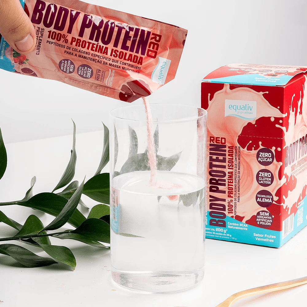 Body Protein 10 Sachês — Frutas Vermelhas — detalhe 3