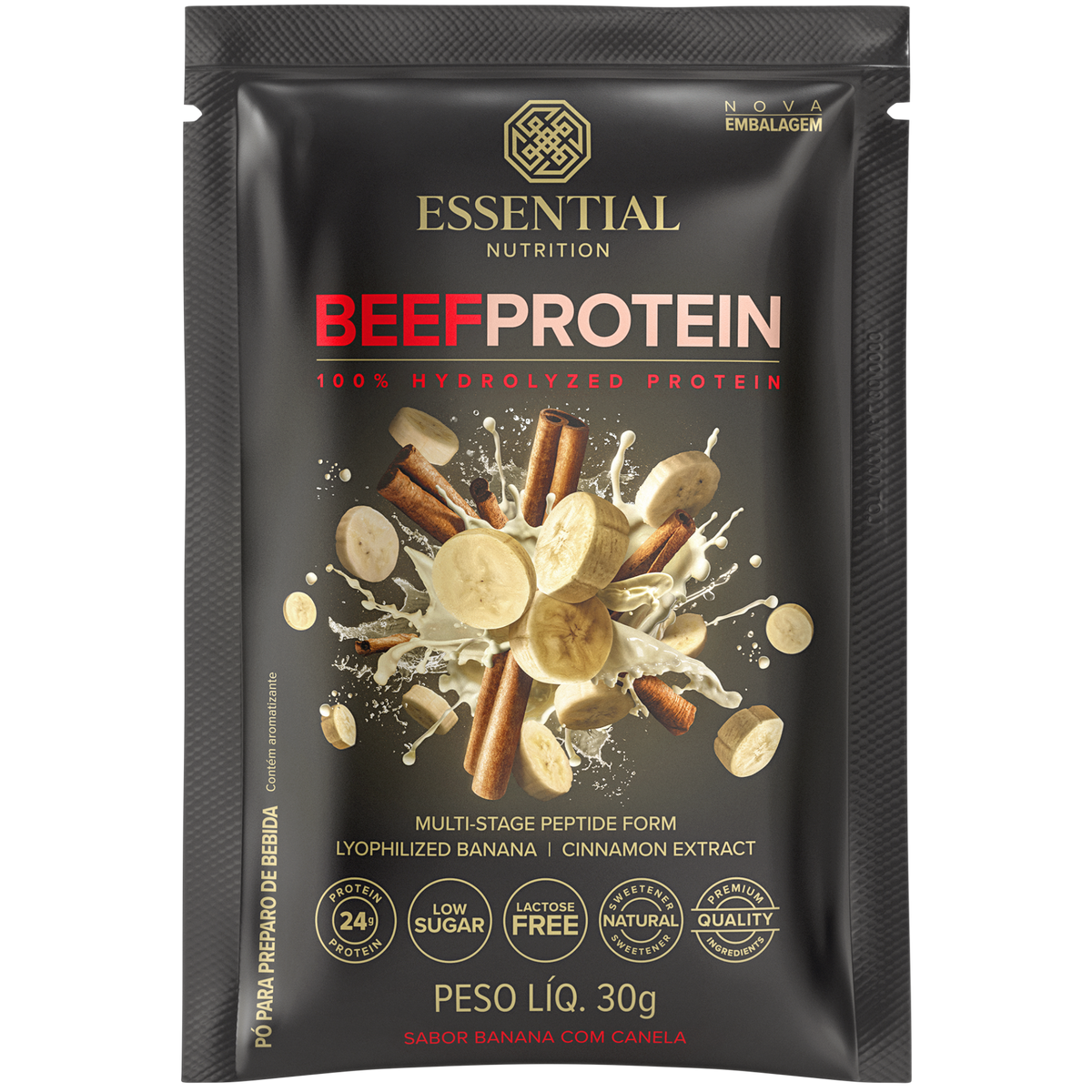 Beef Protein Banana com Canela Sachê 30g
