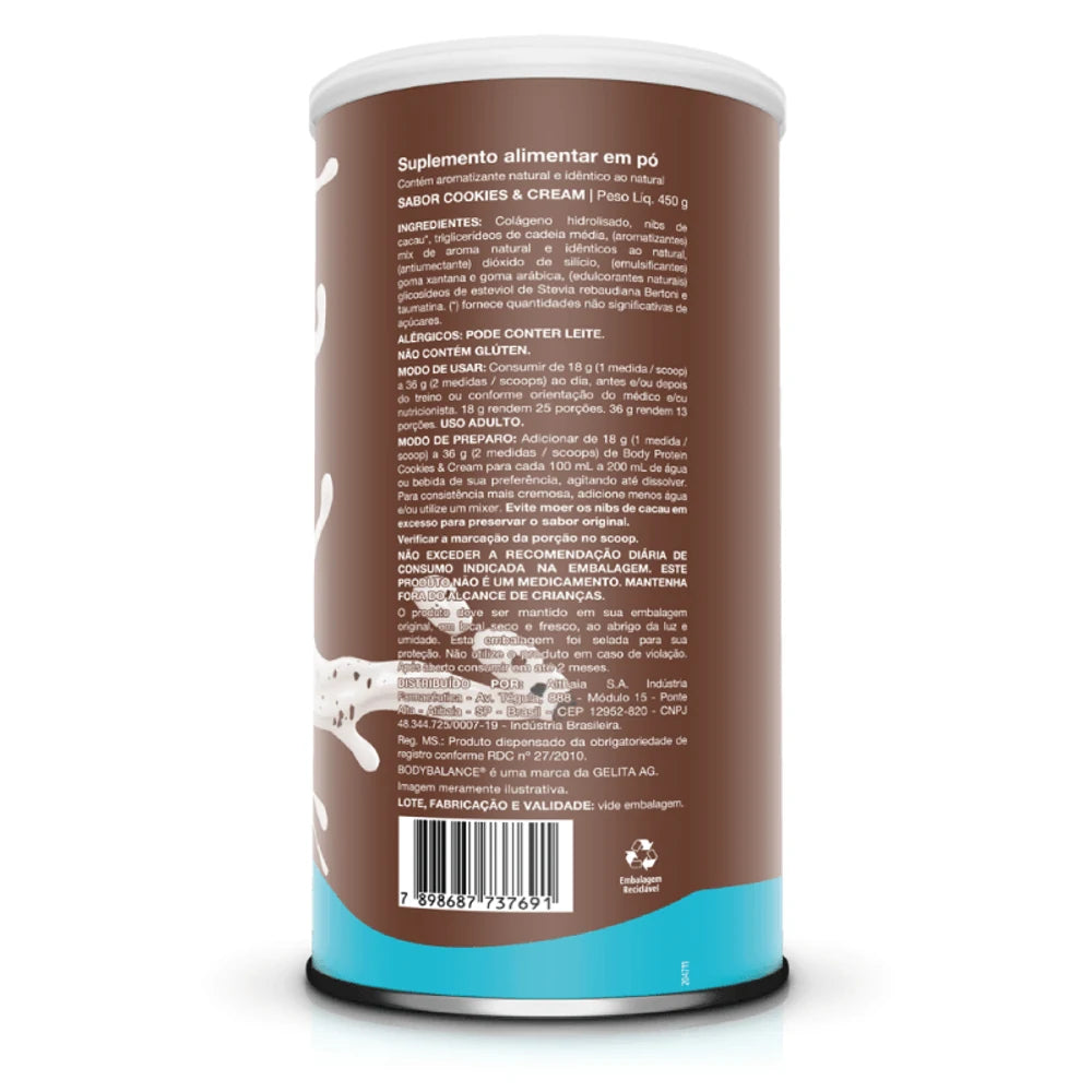 Body Protein Cookies & Cream 450g — detalhe 1