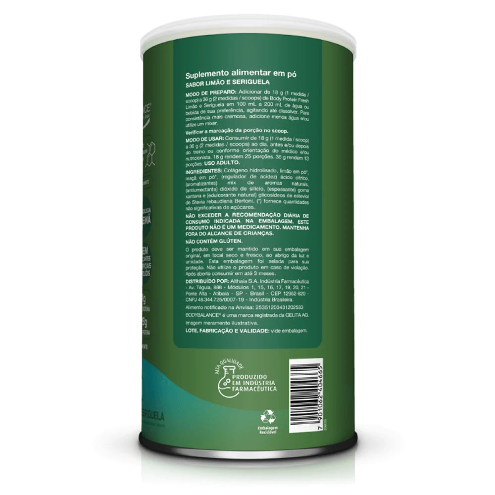 Body Protein Fresh 450g — Limão e Seriguela — detalhe 1