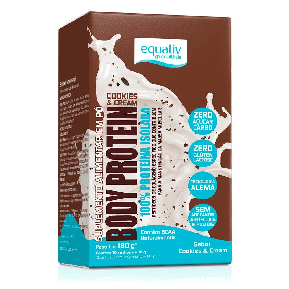 Body Protein 10 Sachês — Cookies & Cream — detalhe 1