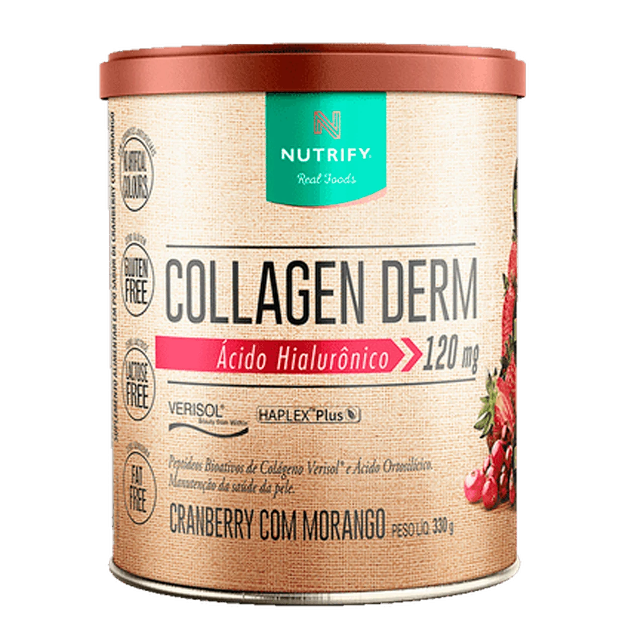 Collagen Derm Nutrify Cranberry com Morango