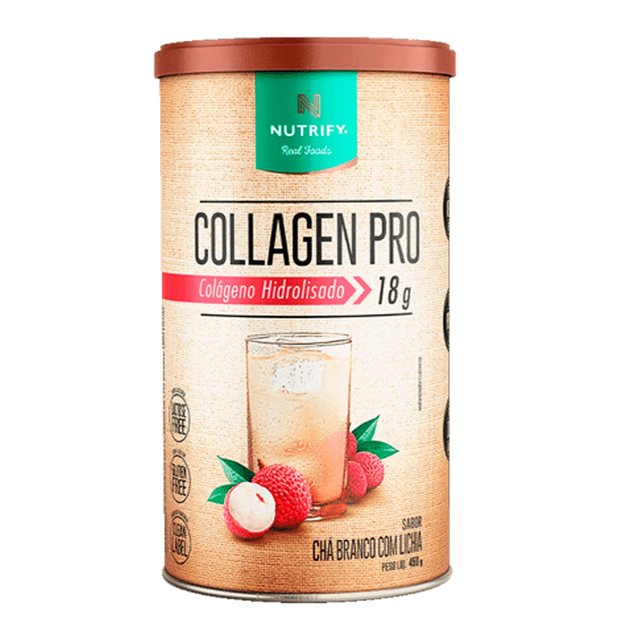 Collagen Pro Body Balance Nutrify Chá Branco com Lichia