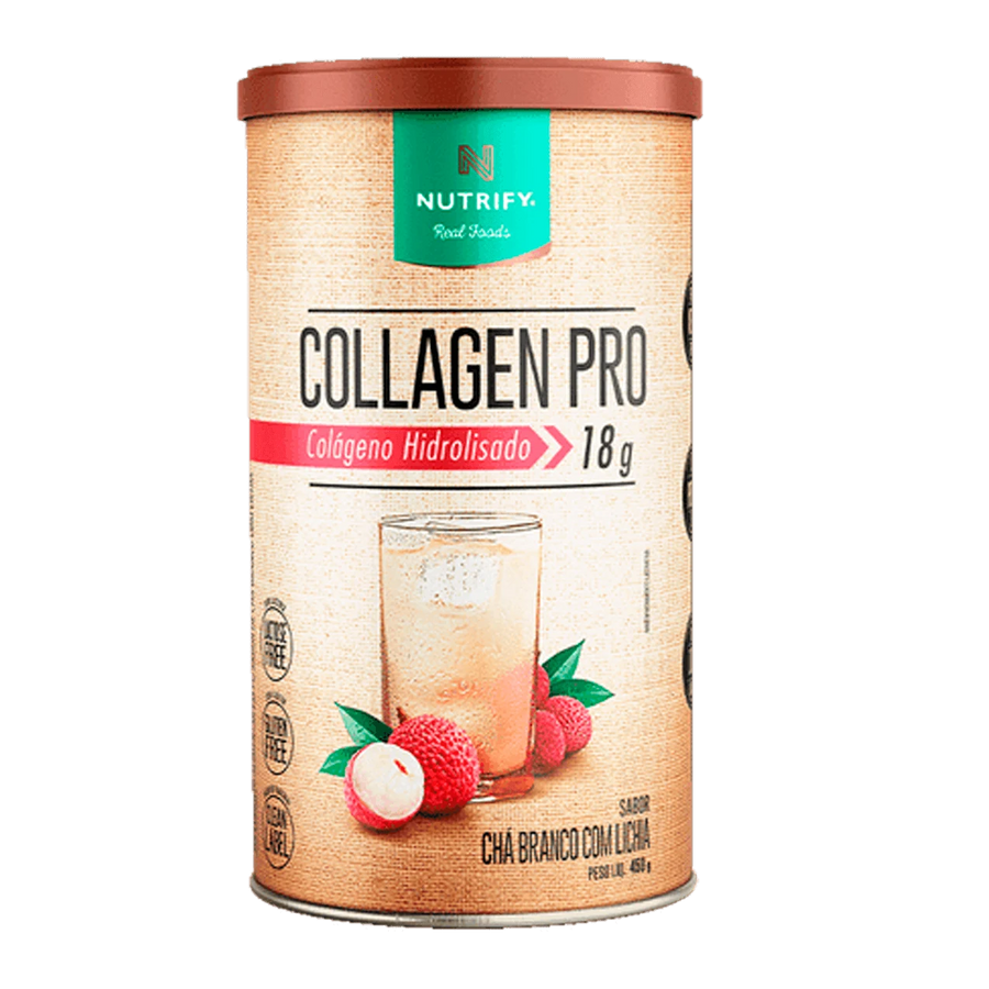 Collagen Pro Body Balance Nutrify Chá Branco com Lichia