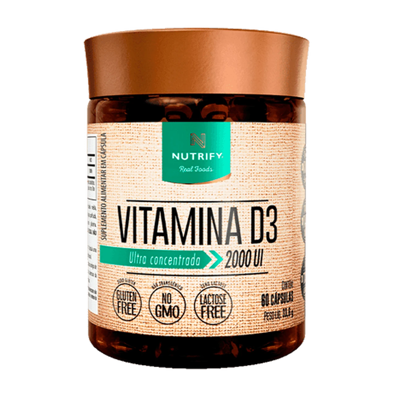 Vitamina D3 Nutrify 60 Cápsulas