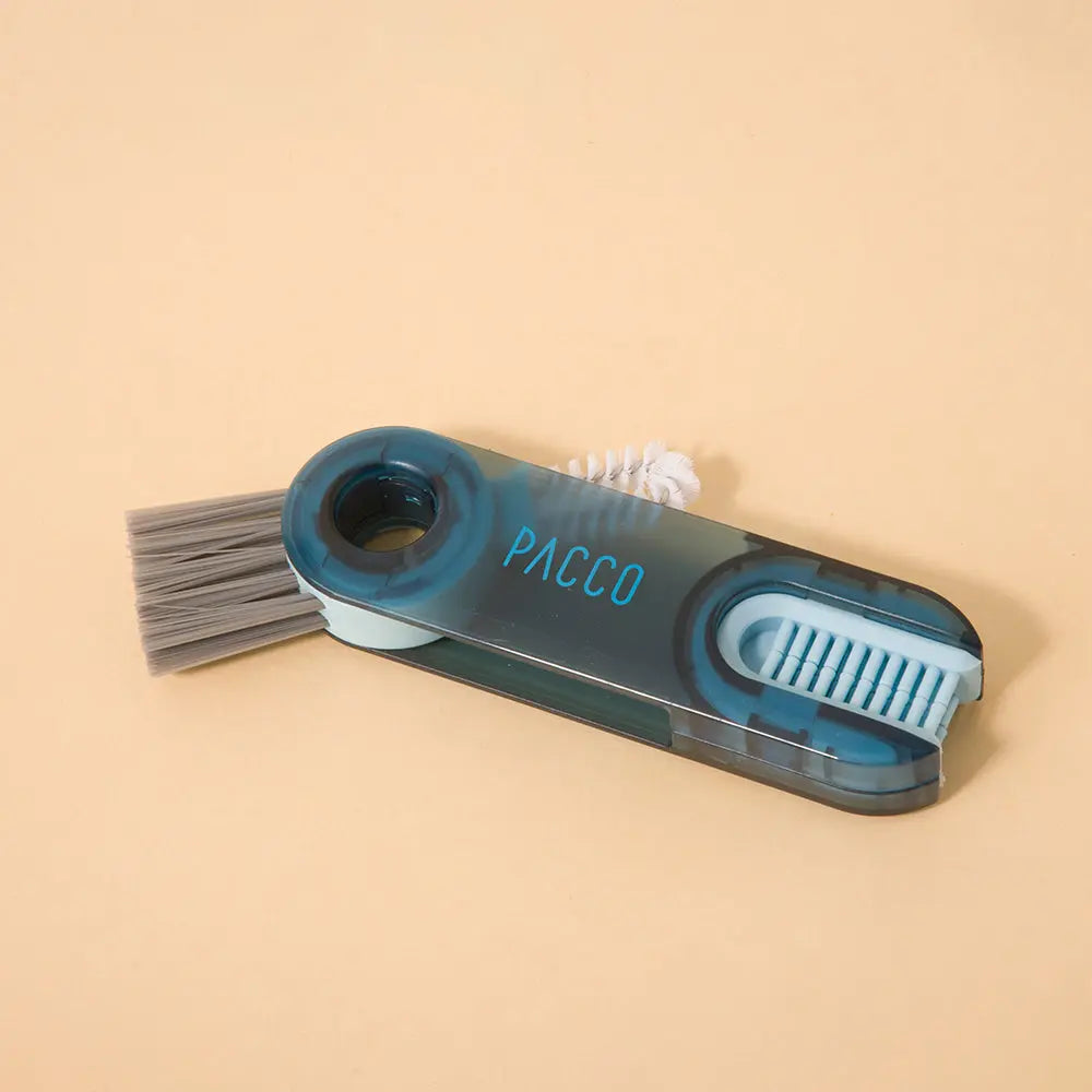 Escova Pacco GapBrush 3 em 1 cor Azul