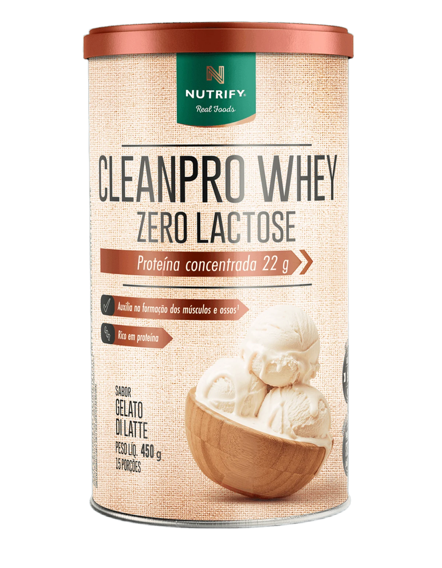 CleanPro Whey Zero Lactose Nutrify Gelato di Latte