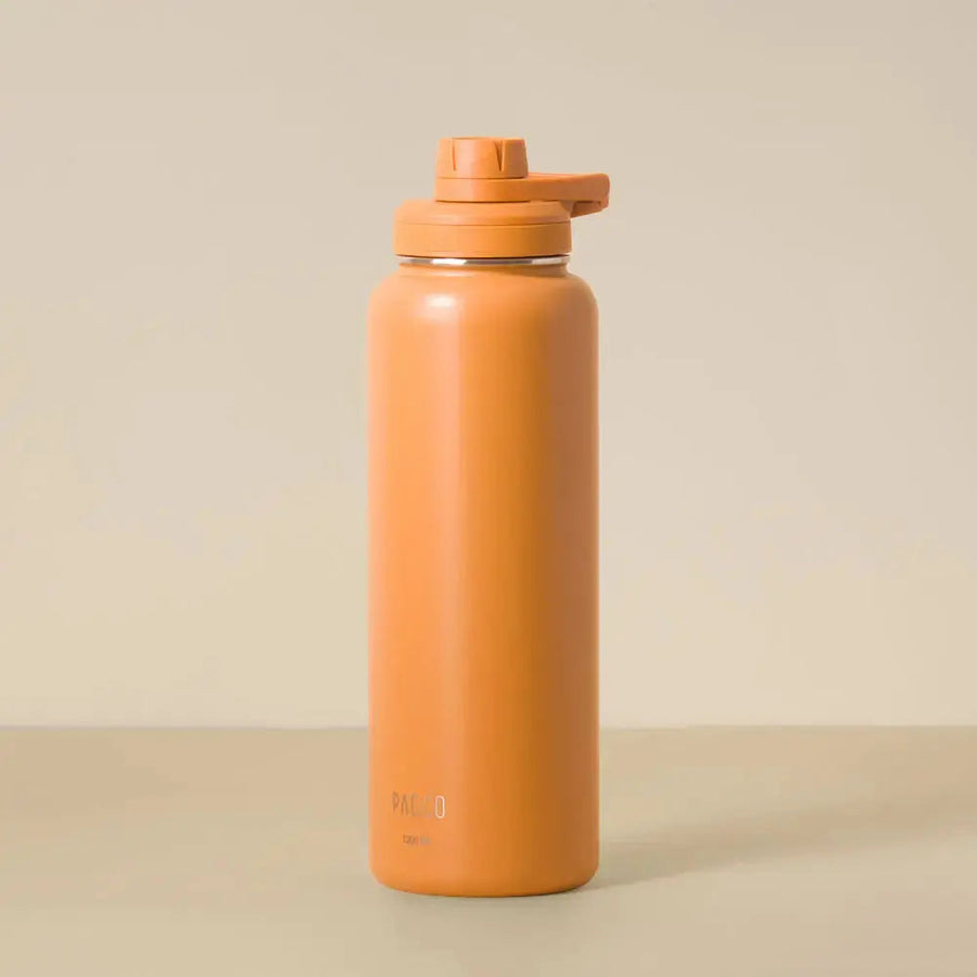 Garrafa Térmica Pacco Hydra V2 1,2 L cor Caramelo