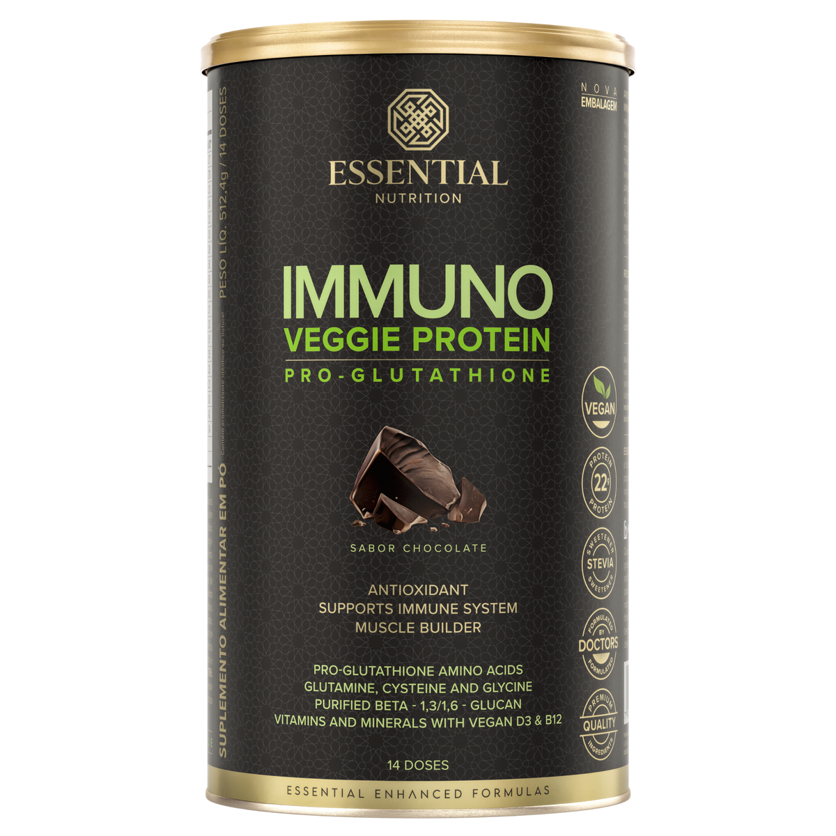 Immuno Veggie Protein Chocolate Lata 512,4g