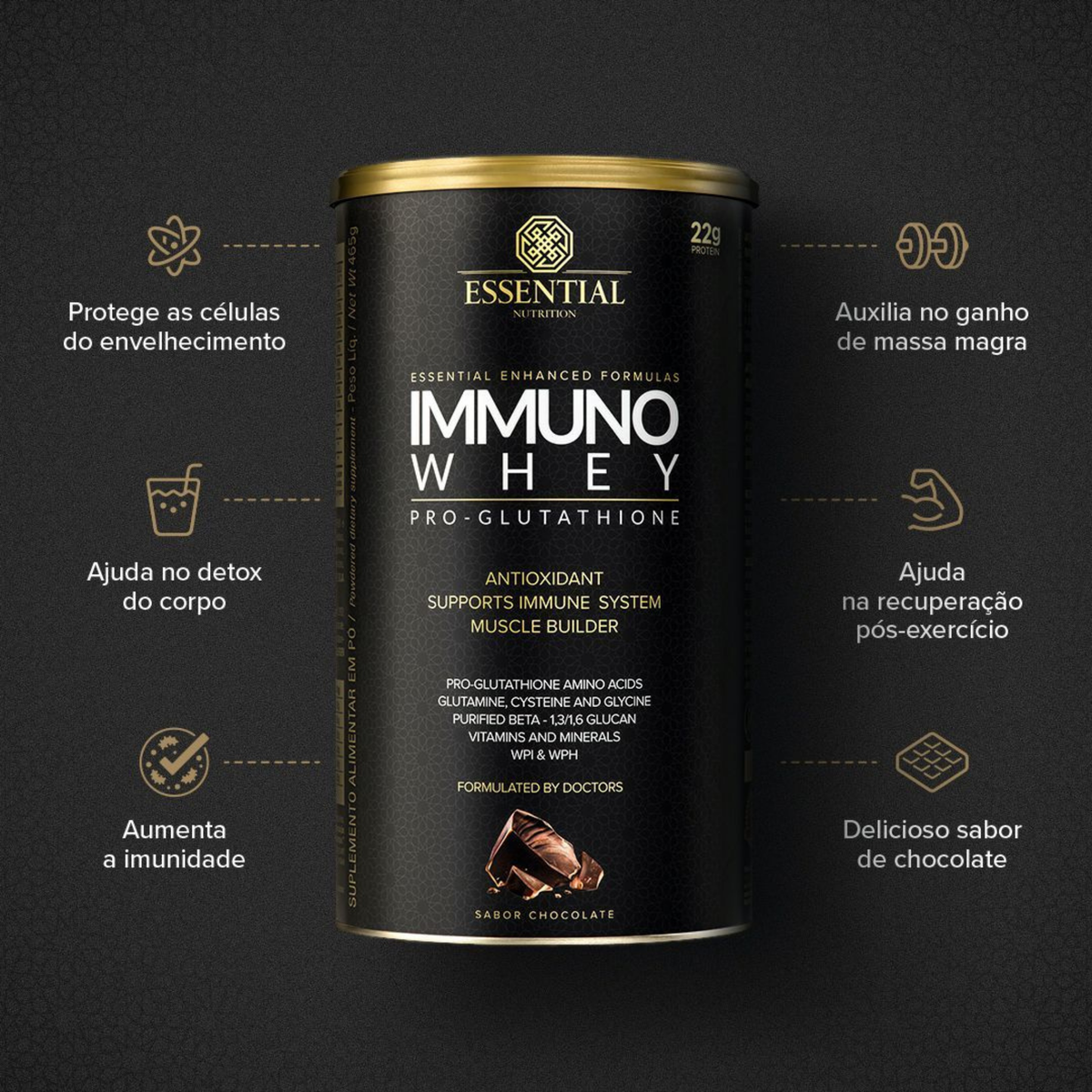 Immuno Whey Chocolate 465g