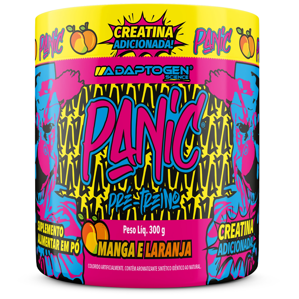 Panic Pré-Treino Adaptogen Manga com Laranja