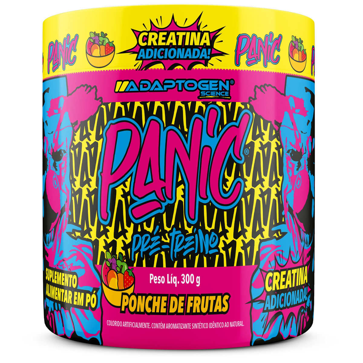 Panic Pré-Treino Adaptogen Ponche de Frutas