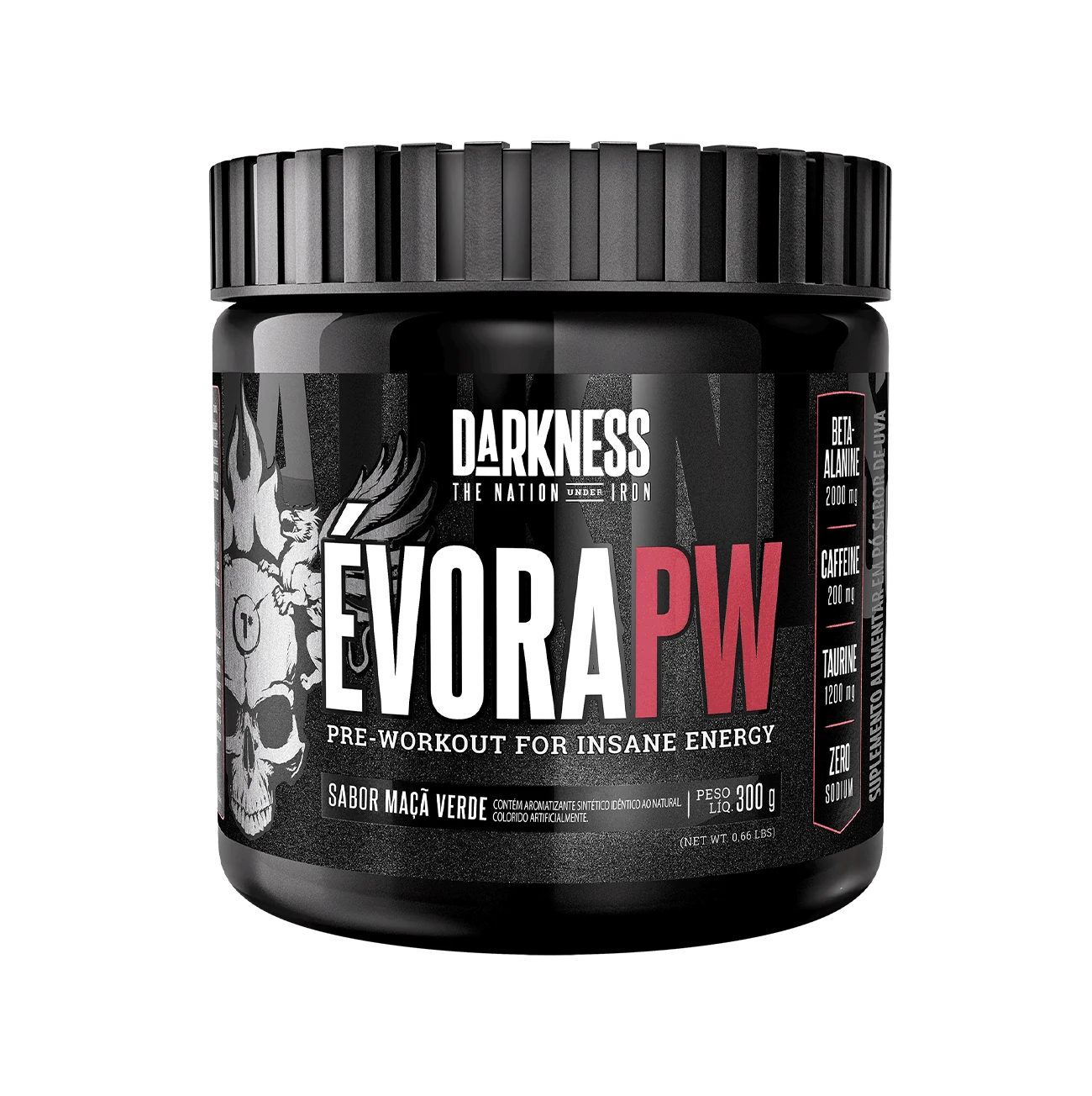 Évora Pw Pré-Treino Darkness Maçã Verde / 300g