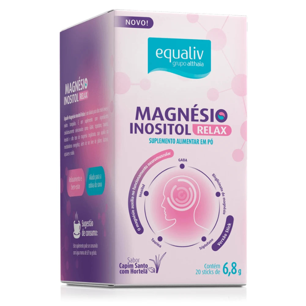 Magnésio Inositol Relax Gaba 20 Sticks — detalhe 1