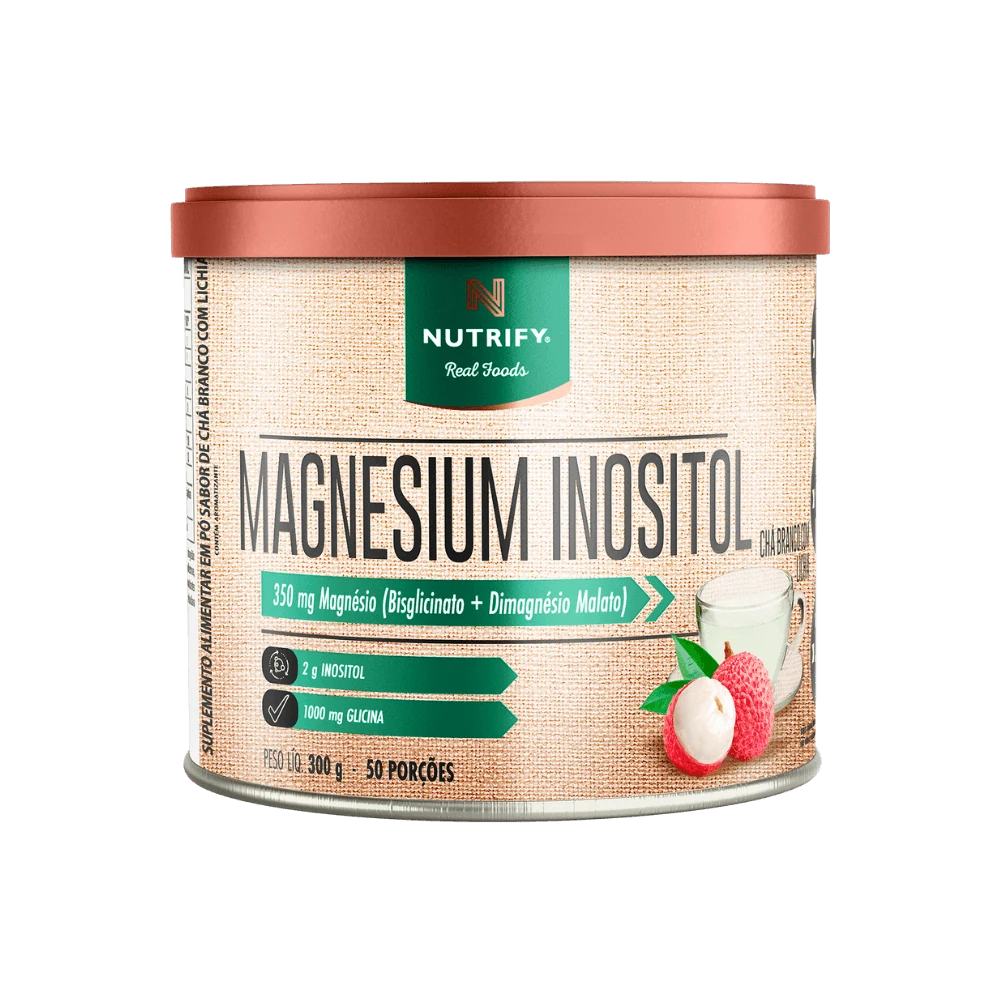 Magnesium Inositol Nutrify Chá Branco com Lichia