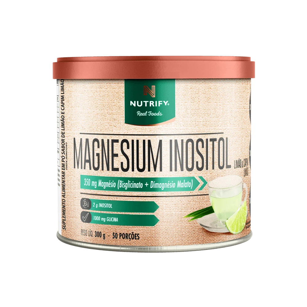 Magnesium Inositol Nutrify Limão e Capim Limão
