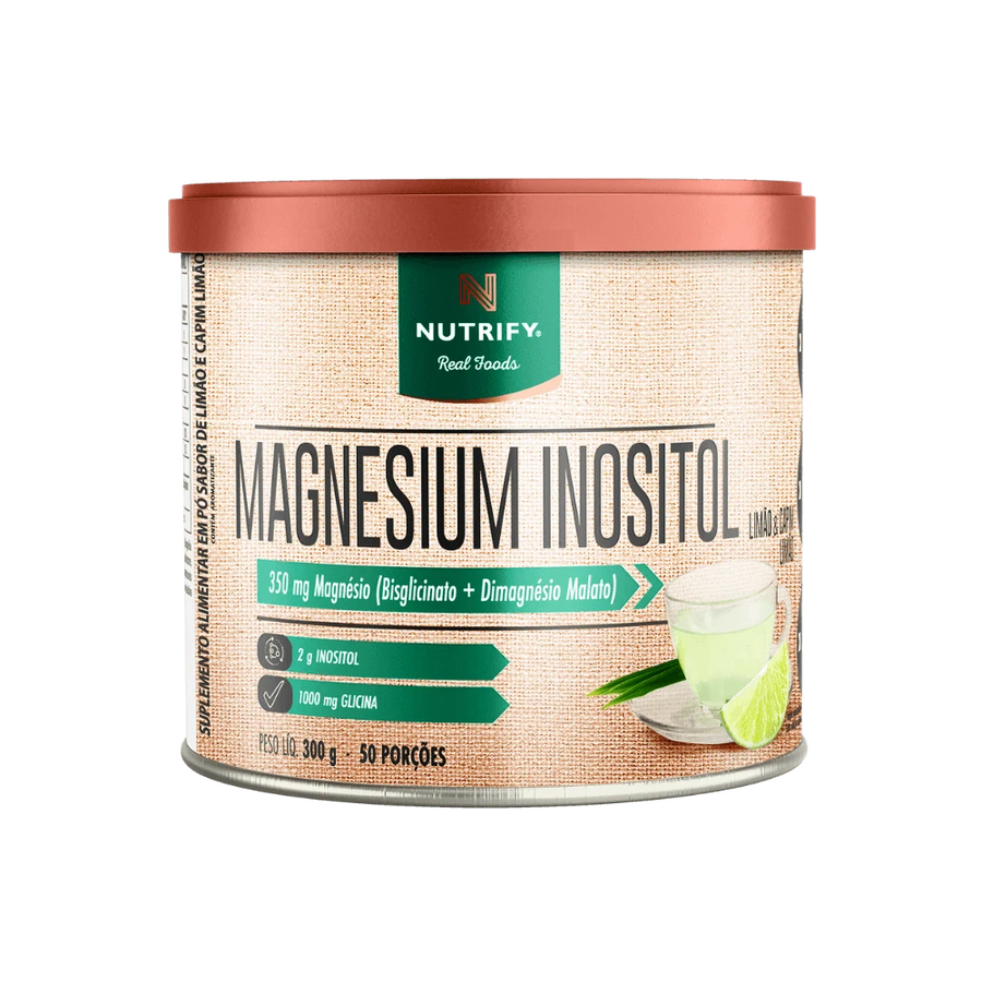 Magnesium Inositol Nutrify Limão e Capim Limão