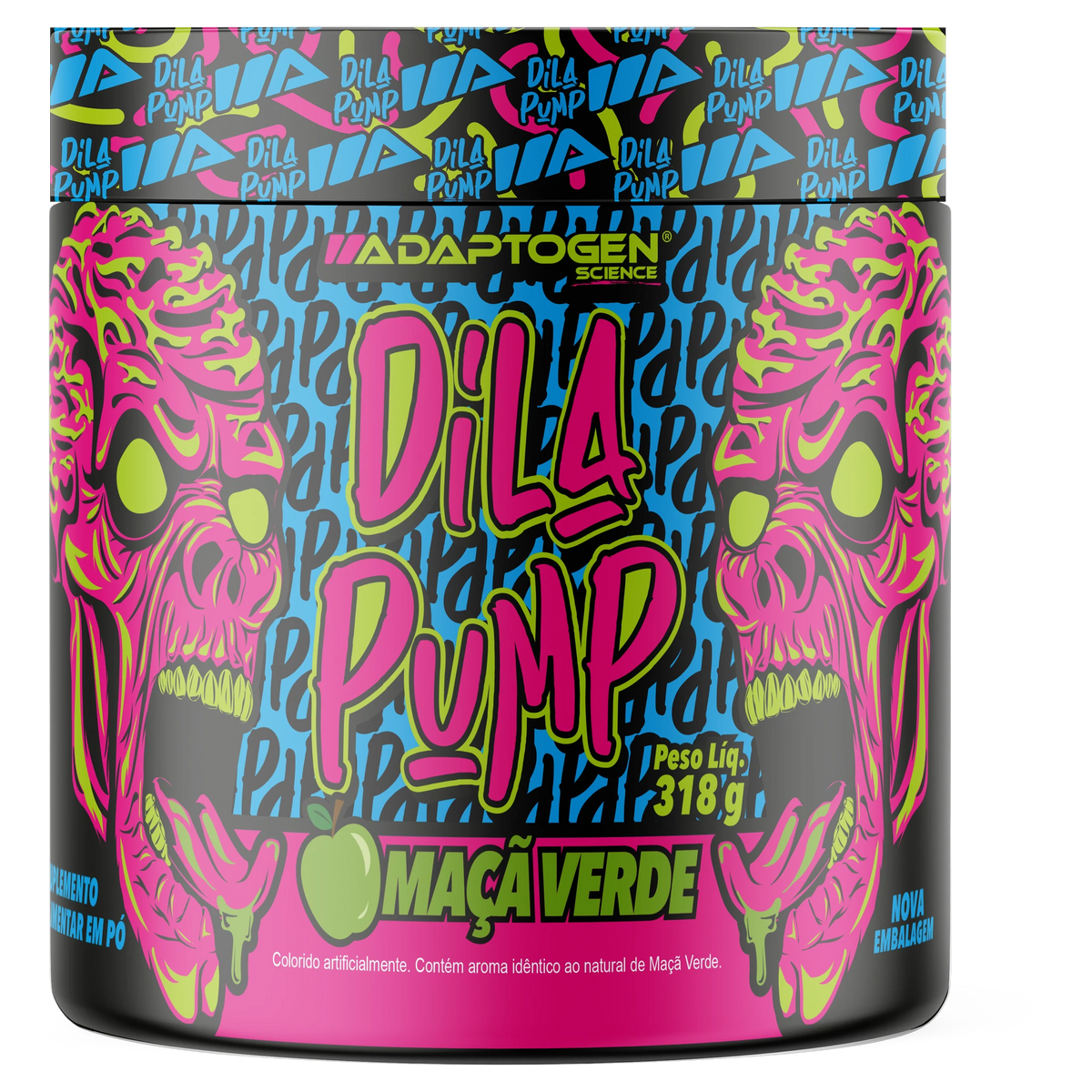 Dila Pump Energy Formula Adaptogen Maçã Verde