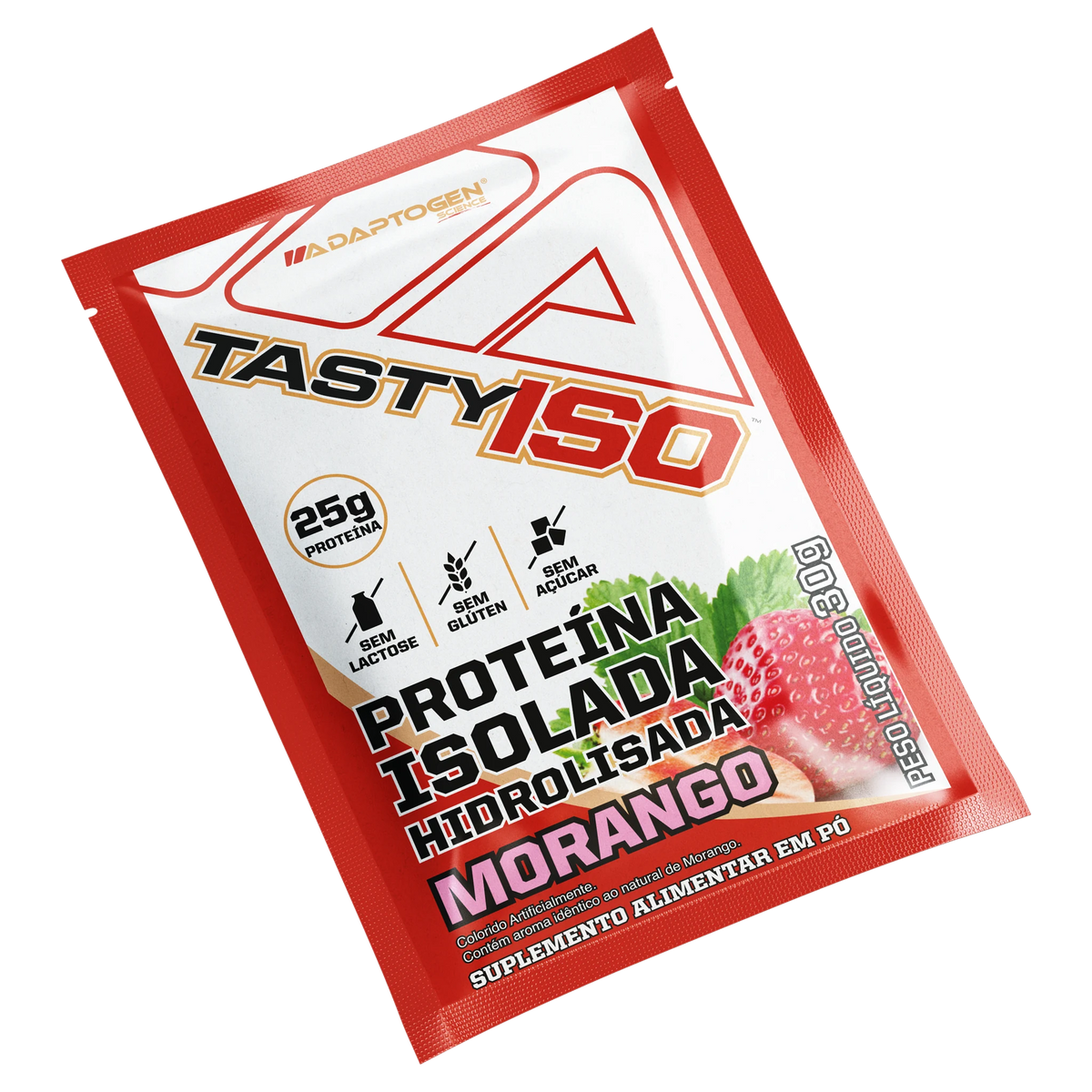 Tasty Iso Sachês Adaptogen Morango