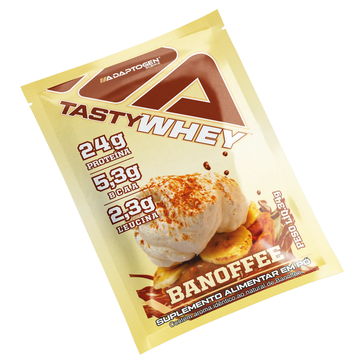 Tasty Whey 3W Gourmet Sachês Adaptogen Banoffee