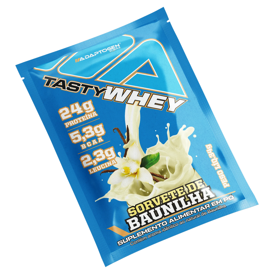 Tasty Whey 3W Gourmet Sachês Adaptogen Baunilha