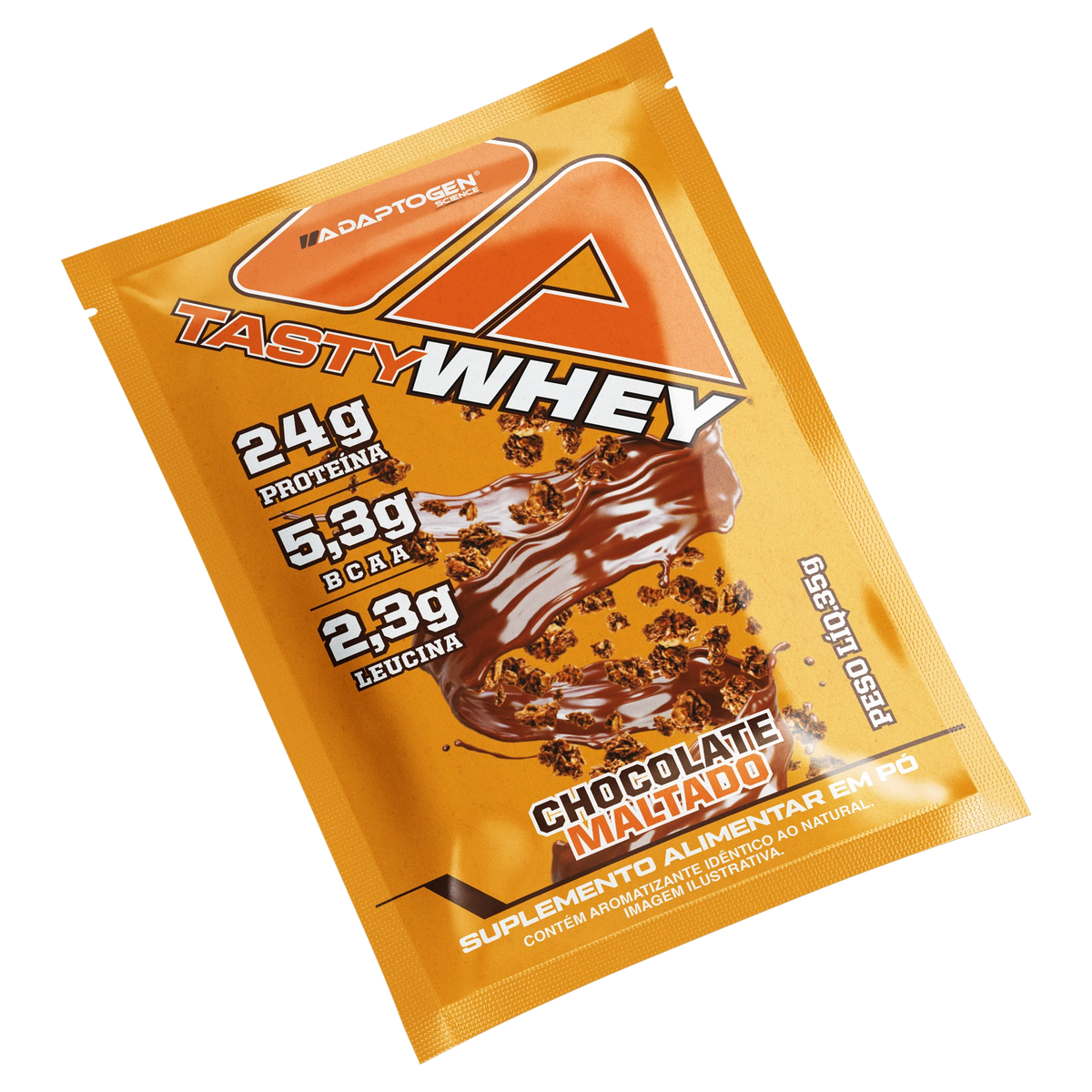 Tasty Whey 3W Gourmet Sachês Adaptogen Chocolate Maltado