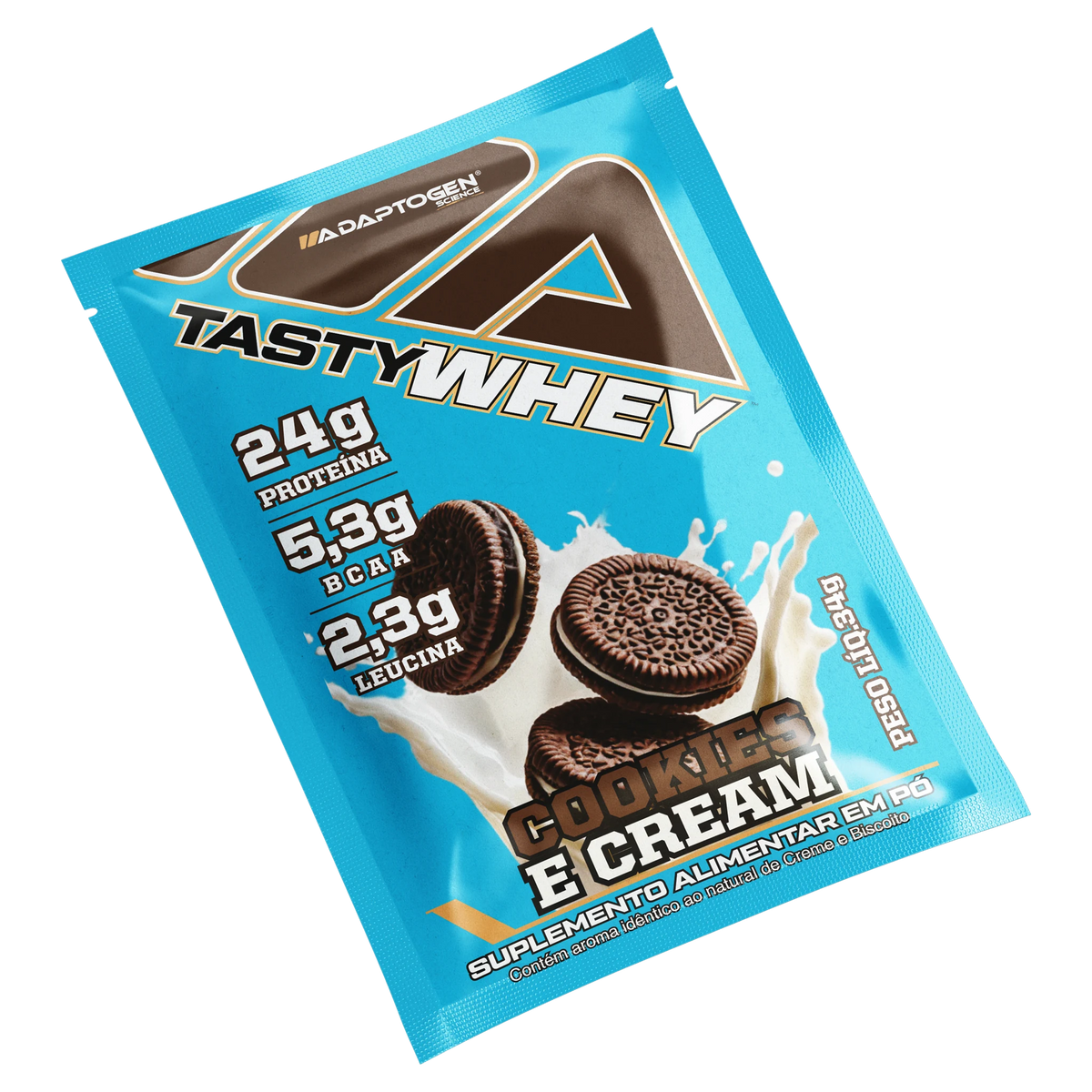 Tasty Whey 3W Gourmet Sachês Adaptogen Cookies & Cream