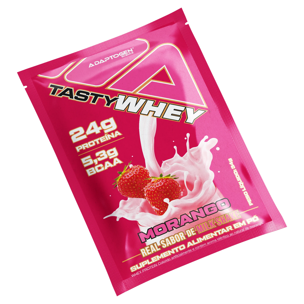Tasty Whey 3W Gourmet Sachês Adaptogen Morango
