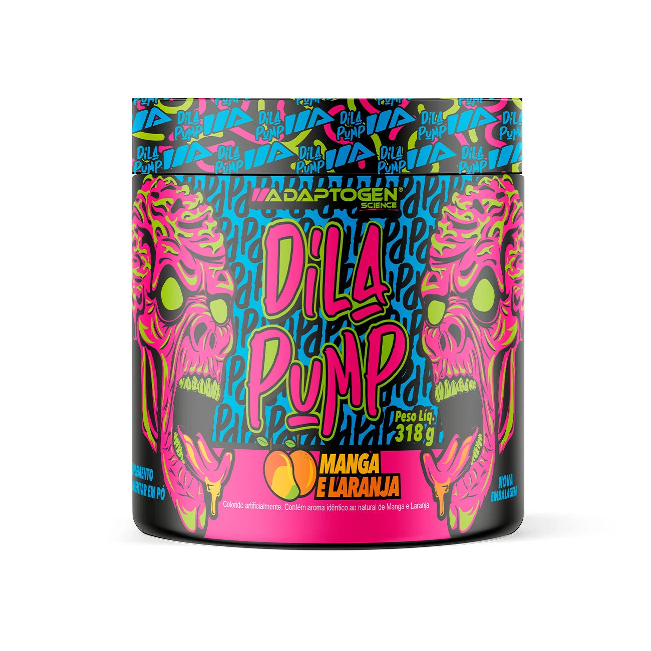 Dila Pump Energy Formula Adaptogen Manga com Laranja