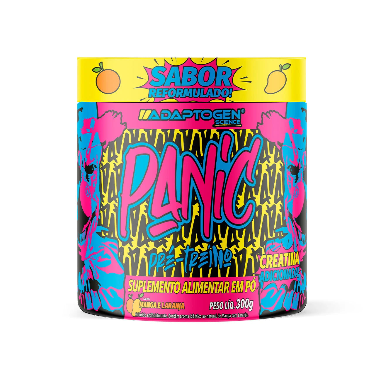 Panic Pré-Treino Adaptogen Manga com Laranja